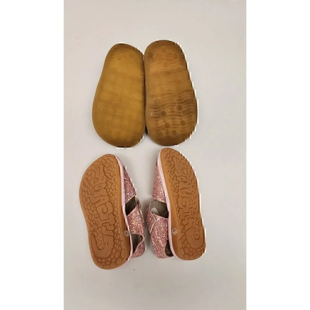 Squeaky Feet/Lanie Cakes Little Girls Sandals Size 4/5 Lots of 4